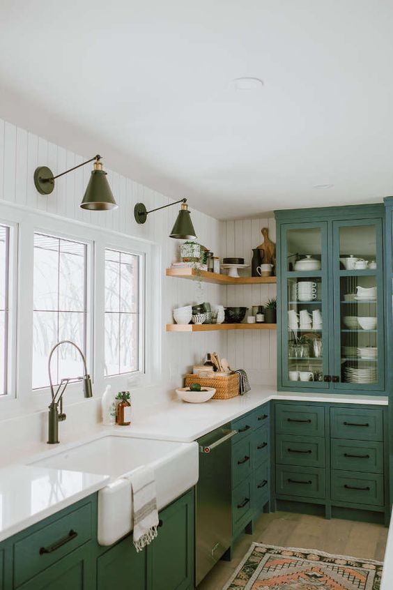Beautiful Green Kitchen Ideas 19