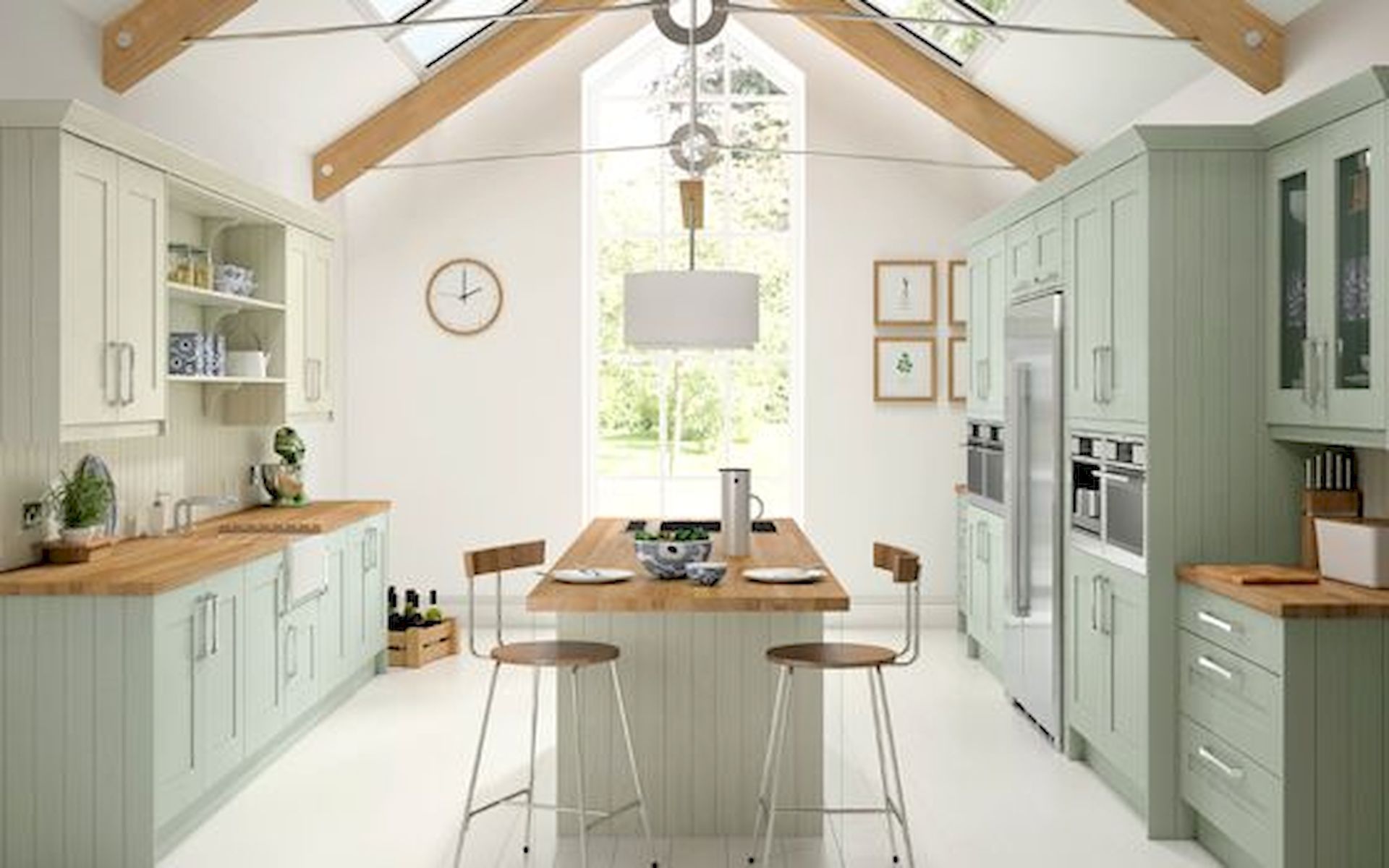 Beautiful Green Kitchen Ideas 9