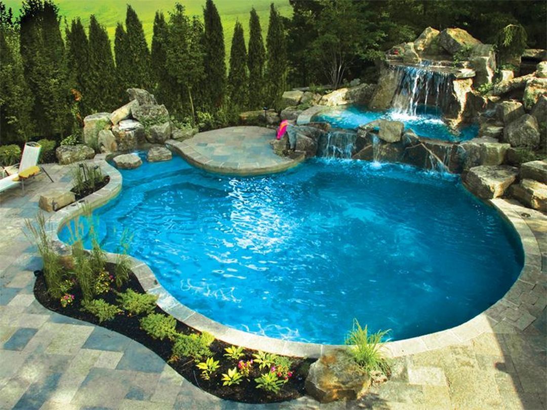 Luxury Backyard Pool Ideas 37
