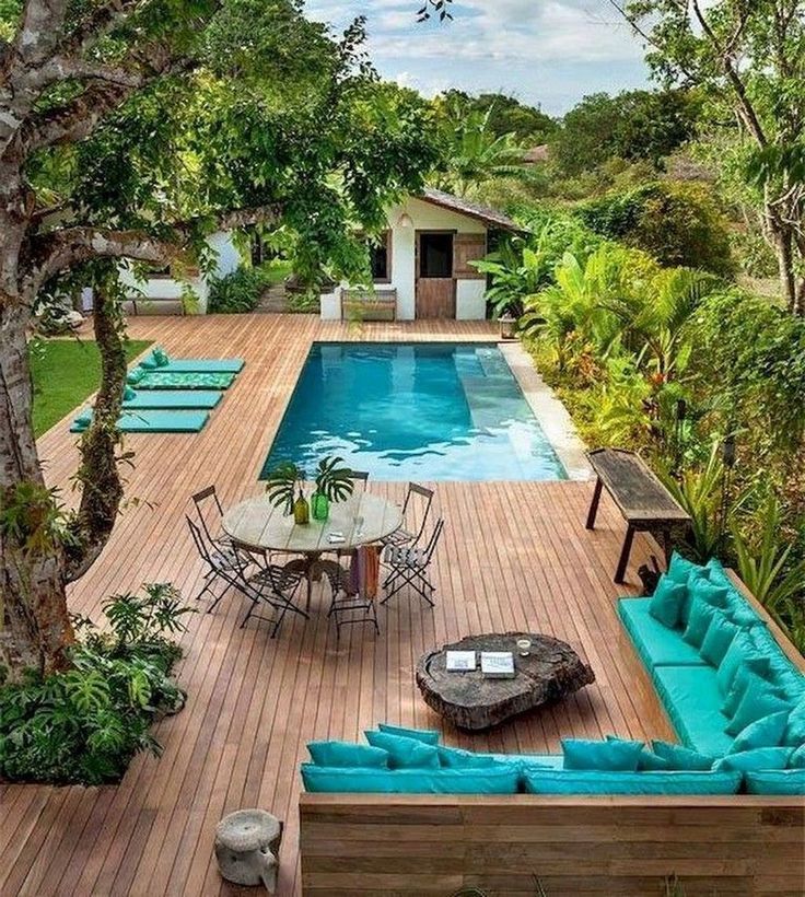 Luxury Backyard Pool Ideas 43