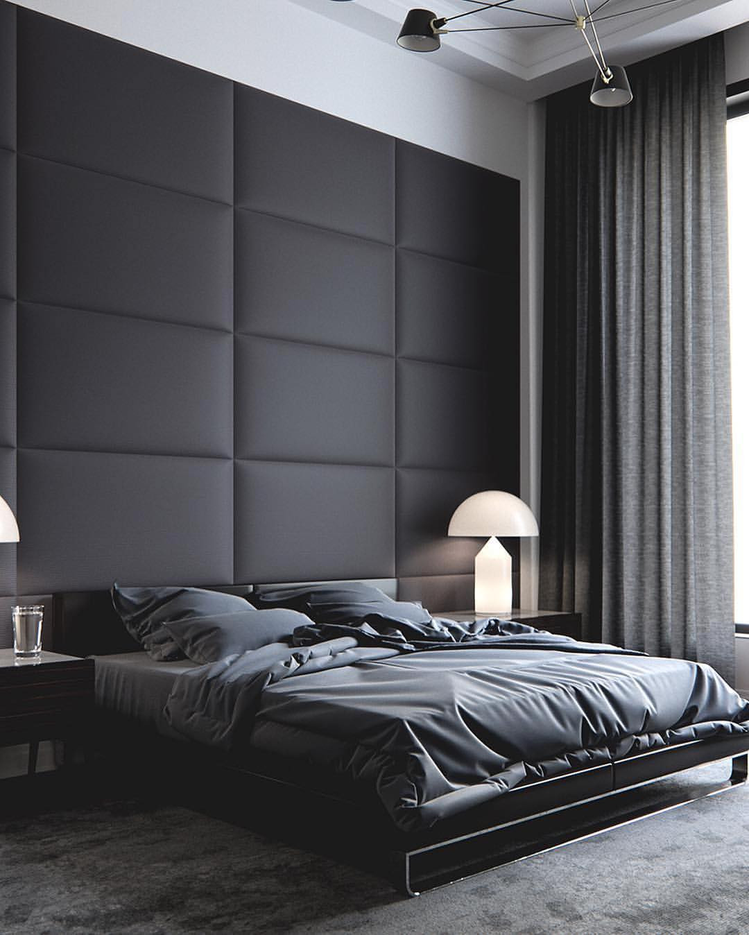 Alluring Bedroom Designs Dark Wall 10 Chambres Inspirantes Aux tonalités Masculines Frenchy