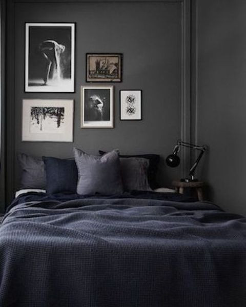 Alluring Bedroom Designs Dark Wall 26 Y Moody Bedroom Designs that Catch An Eye Digsdigs