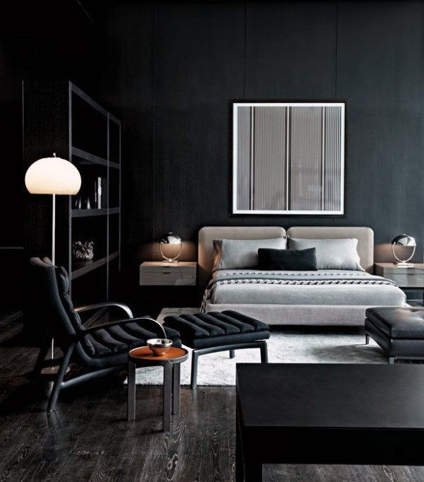 Alluring Bedroom Designs Dark Wall 60 Men S Bedroom Ideas Masculine Interior Design Inspiration
