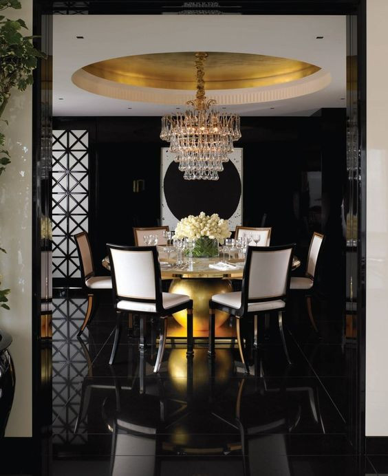 Black and Gold Dining Room Ideas Cool Gifts for the aspiring Interior Designer