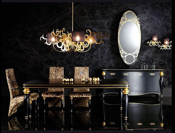 Black and Gold Dining Room Ideas sophisticated Black Dining Room Decor Ideas Abpho