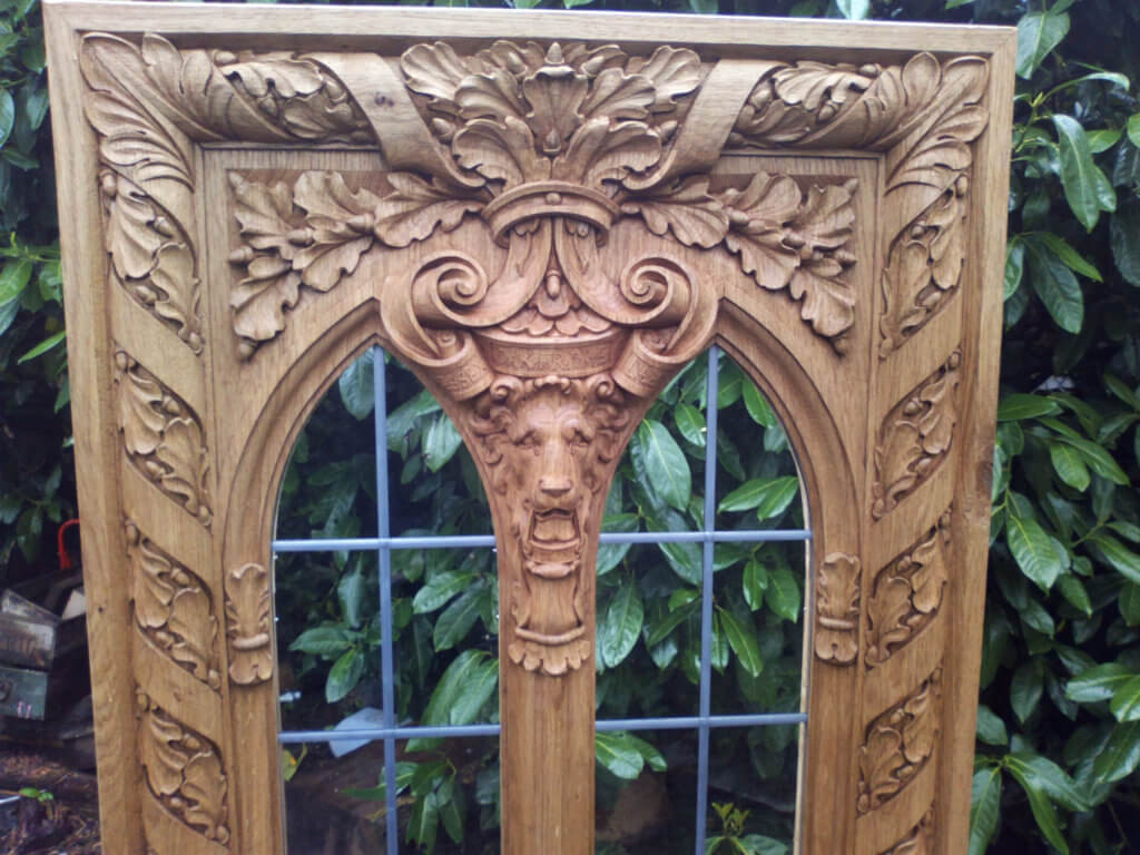 Carved Wood Window Ideas Gothic Window Carved In Oak