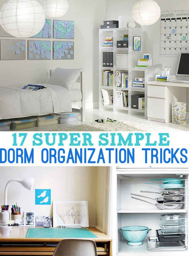 Dorm Room organization 17 Super Simple Dorm organization Tricks