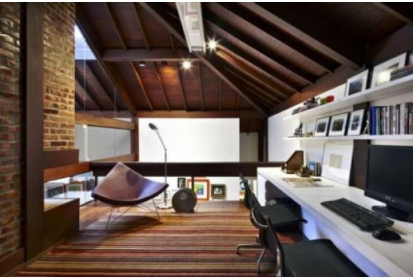 Elegant Modern attic Ideas Galeria Piękne Inspiracje 48 Pomysłów Na Biuro Na
