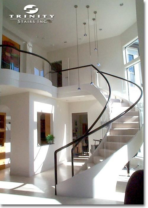 Glass Stairs Ideas 17 Best Ideas About Glass Stair Railing On Pinterest