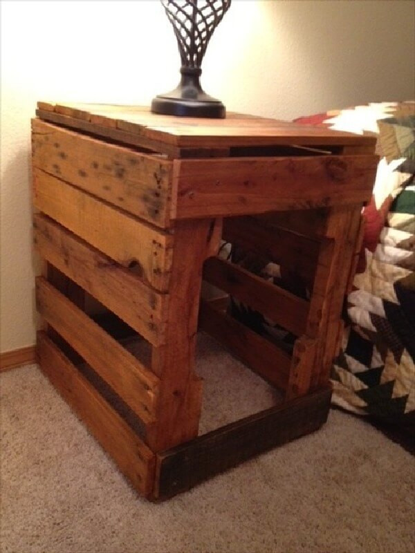 Interesting Nightstand Designs Interesting Diy Pallet Nightstand Projects – Ideas with