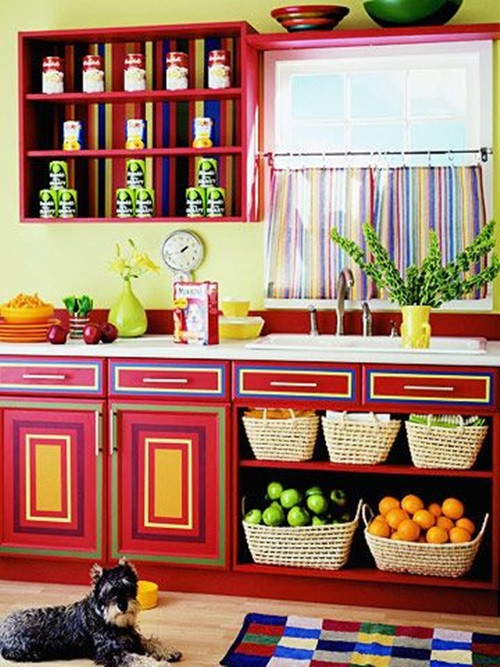 Kitchen Designs Vibrant Colors Amazing Vibrant and Multi Colored Kitchen Decorative Ideas