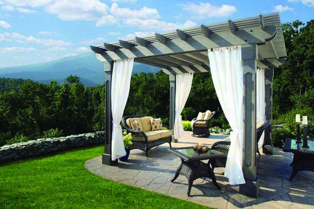 Magnificient Options for Curtains 37 Magnificient Outdoor Curtain Ideas that Make Garden