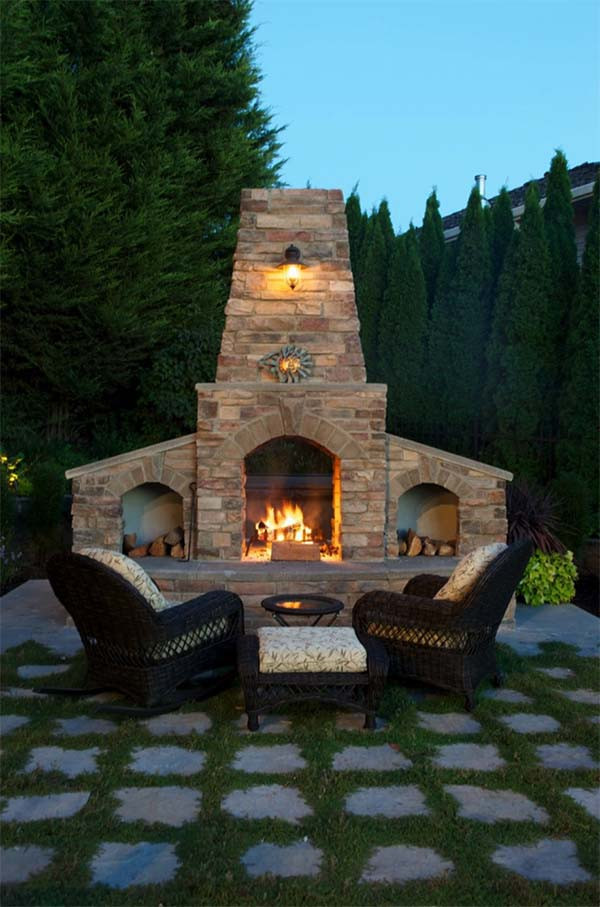 Outdoor Fireplace Design 53 Most Amazing Outdoor Fireplace Designs Ever