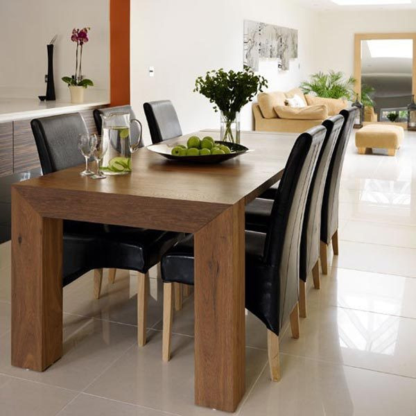Wooden Dining Table Idea Modern Wood Dining Room Tables Little Piece Me