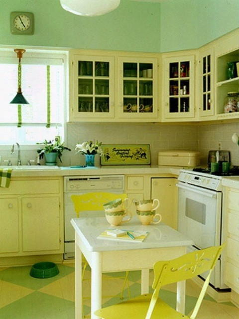 Yellow Kitchen Designs Cheerful Summer Interiors 50 Green and Yellow Kitchen