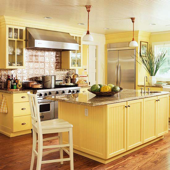 Yellow Kitchen Designs Modern Furniture Traditional Kitchen Design Ideas 2011
