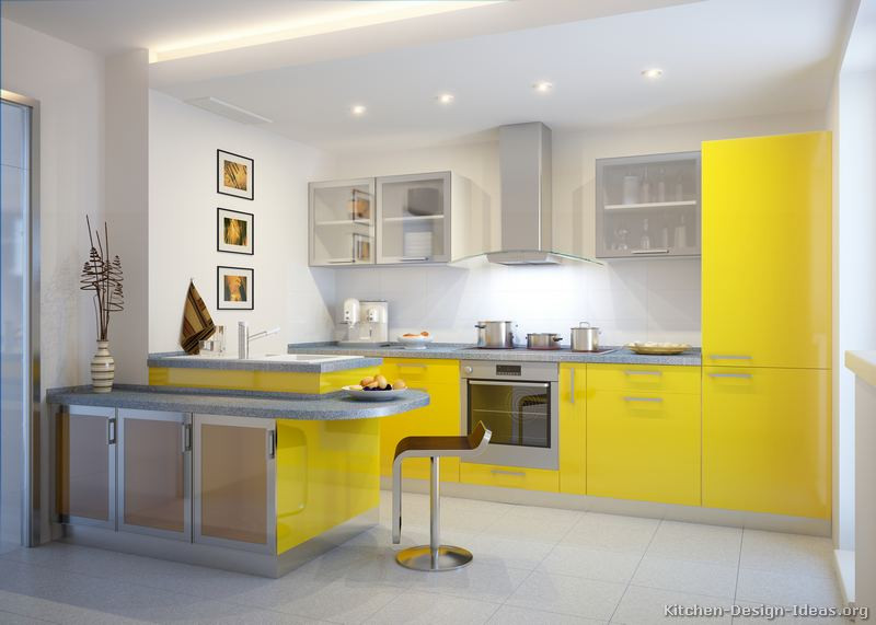 Yellow Kitchen Designs Of Modern Yellow Kitchens Gallery &amp; Design Ideas