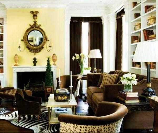 Animal Print Living Room Decor Exotic Trends In Home Decorating Bring Animal Prints Into