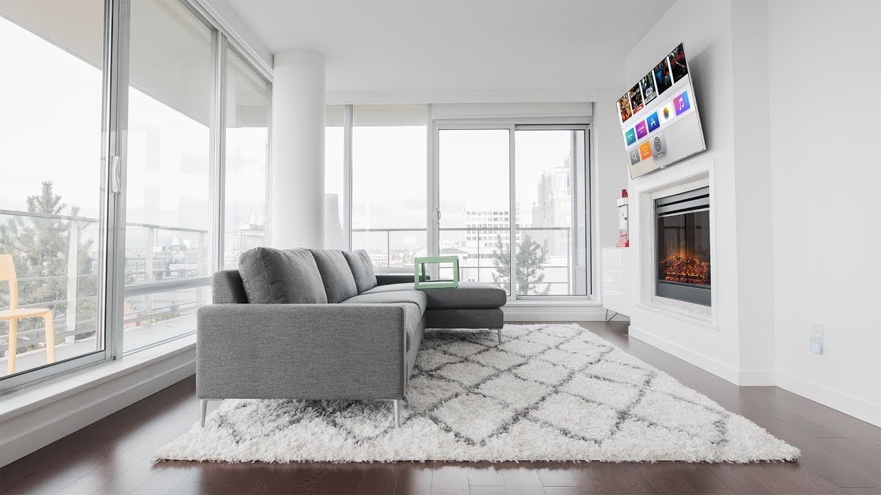 Apartment Living Room Ideas Modern 4k Living Room Setup tour 2018