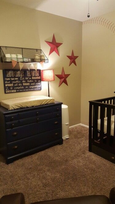 Baby Boy Bedroom theme Baseball themed Nursery