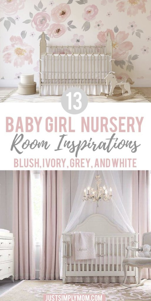 Baby Girl Bedroom Ideas 13 Blush Pink and Grey Nursery Inspirations for A Baby Girl