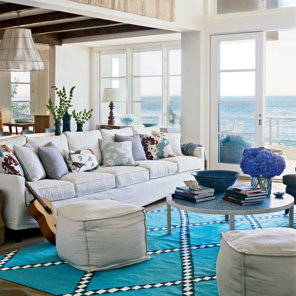 Beach House Living Room Decor Coastal Living Room Decor Colorful Cozy Spaces