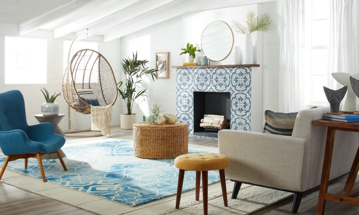 Beach themed Living Room Decor Fresh &amp; Modern Beach House Decorating Ideas Overstock