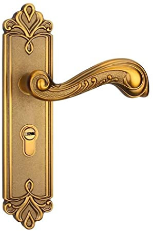 Bedroom Door Handle with Lock Biutefang Door Lock Interior Bedroom Door Lock Silent Wood