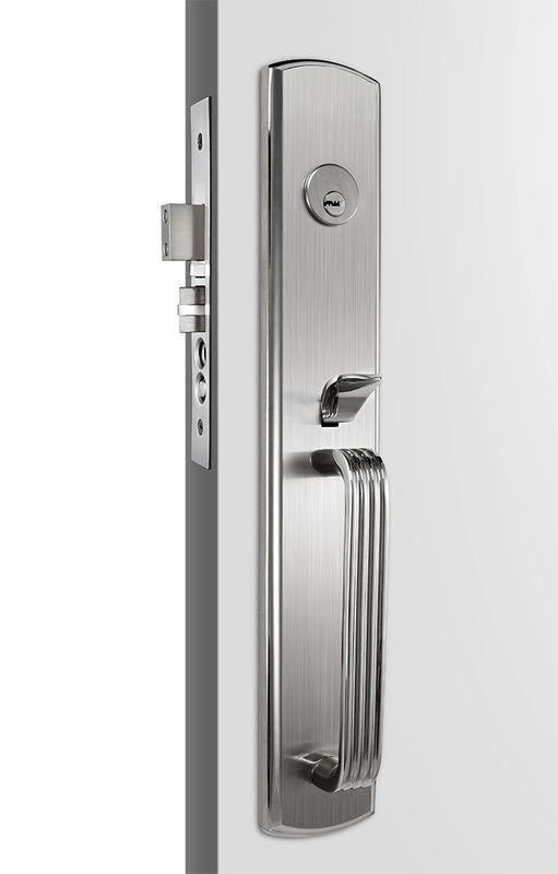 Bedroom Door Handle with Lock [hot Item] Satin Stainless Steel Door Lock Entry Door Handlesets with Knob