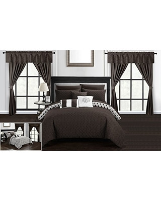 Bedroom In A Bag with Curtains Don T Miss Out On these Deals On Chic Home Sigal 20 Piece
