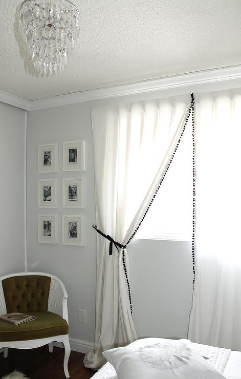 Black and White Bedroom Curtains Black and White Drapes Design Ideas