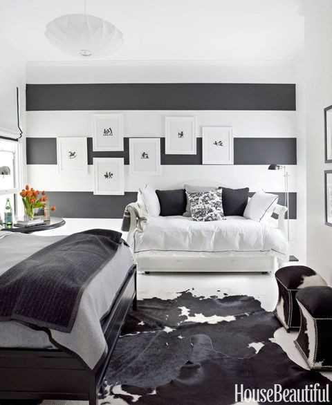 Black White and Gray Bedroom Black and White Designer Rooms Black and White Decorating
