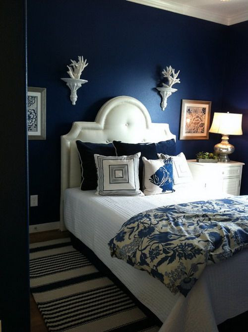 Blue and White Bedroom Ideas 20 Marvelous Navy Blue Bedroom Ideas