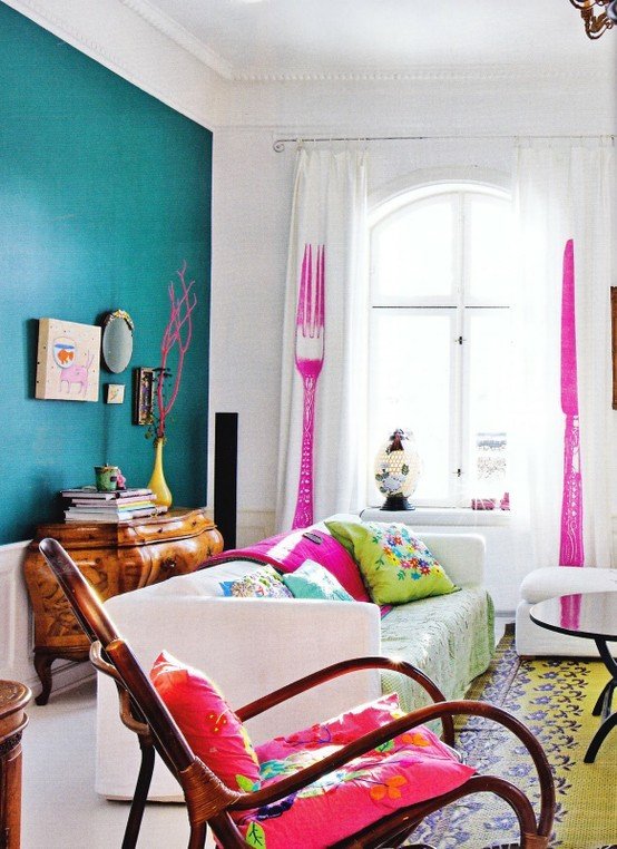 111 bright and colorful living room design ideas
