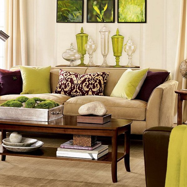 Brown Living Room Decorating Ideas 28 Green and Brown Decoration Ideas