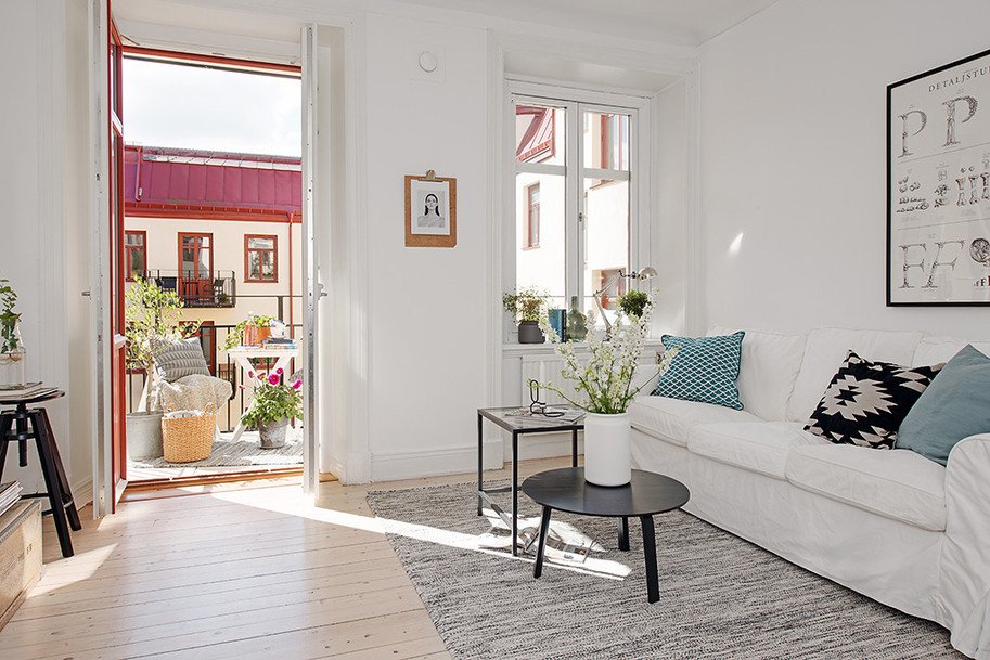 Comfortable Living Room Apartment Casually fortable Decor Driven Apartment In Sweden