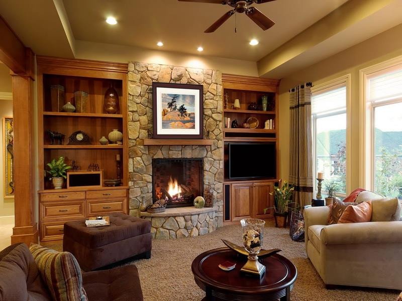 Comfortable Living Room Fireplace 54 fortable and Cozy Living Room Designs