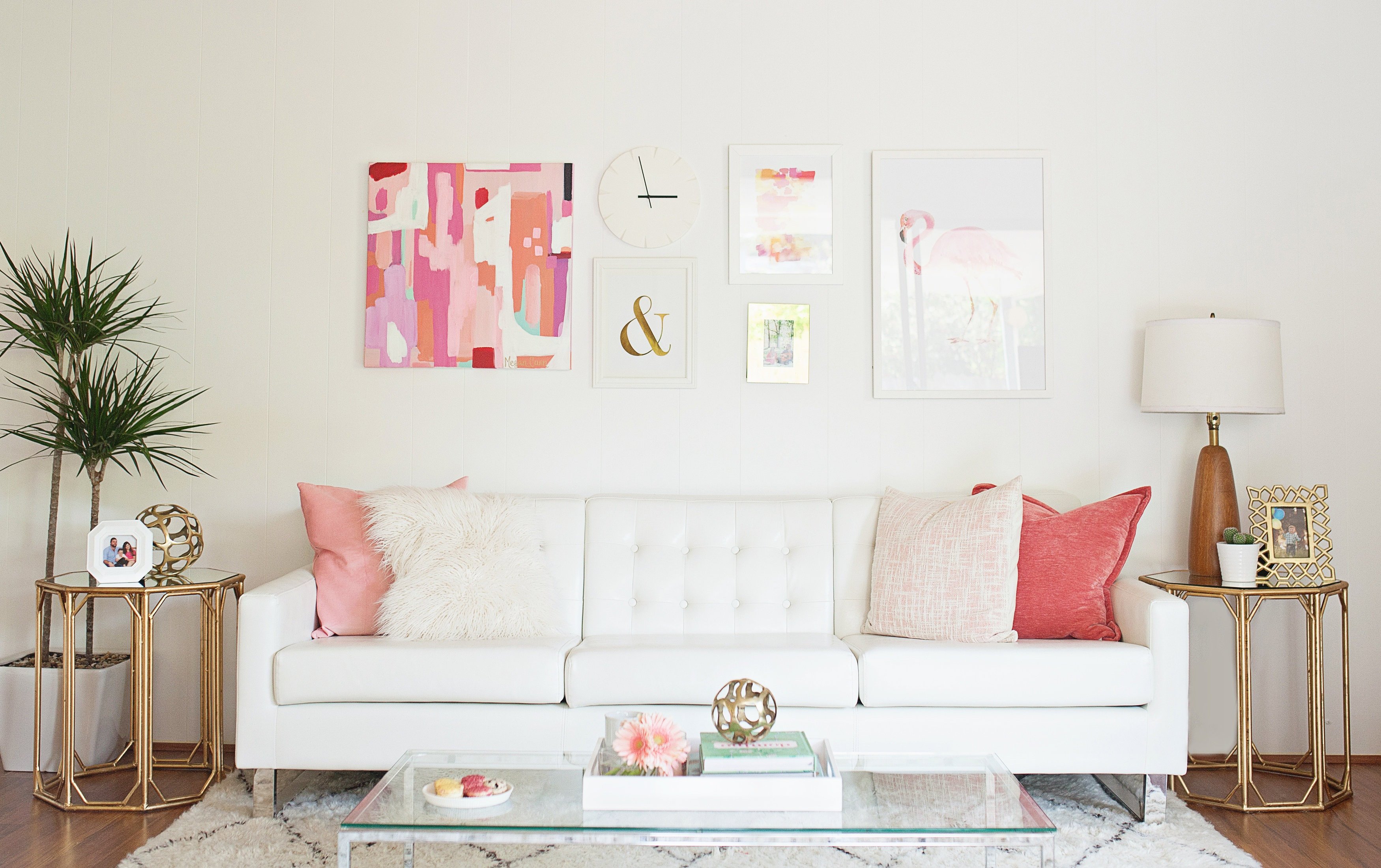 Contemporary Chic Living Room Melissa Johnson S Modern Living Room Makeover