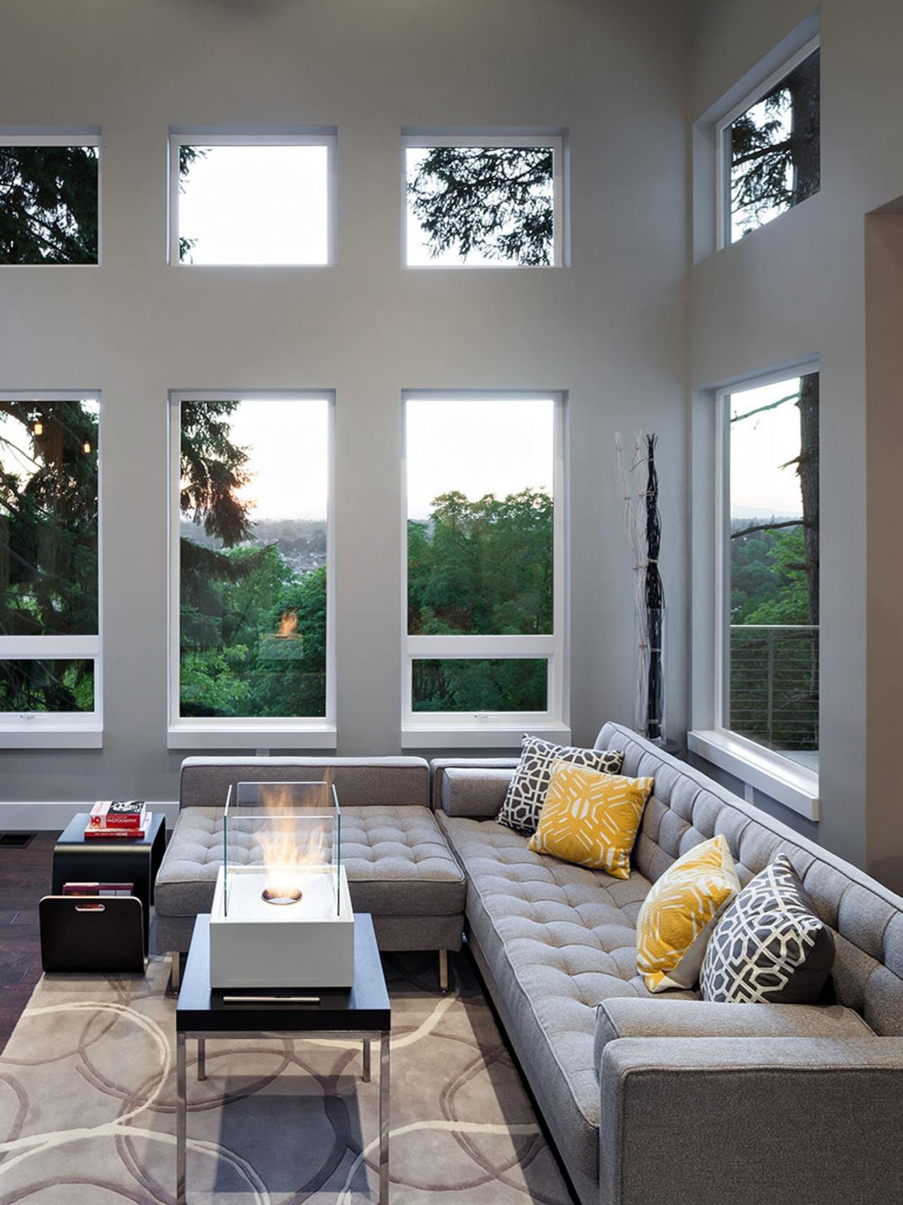 Contemporary Grey Living Room S