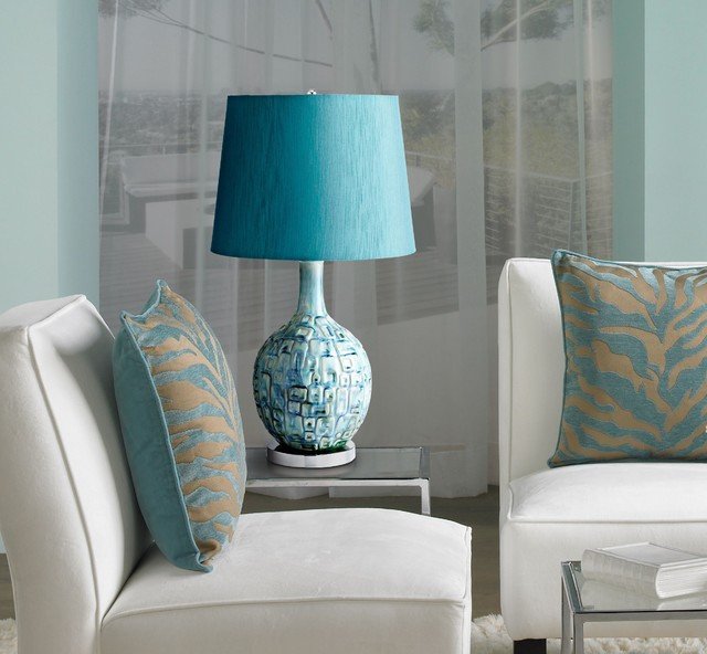 Contemporary Living Room Lamps Wonderful Bedroom Amazing Jordan Teal Ceramic Table Lamp