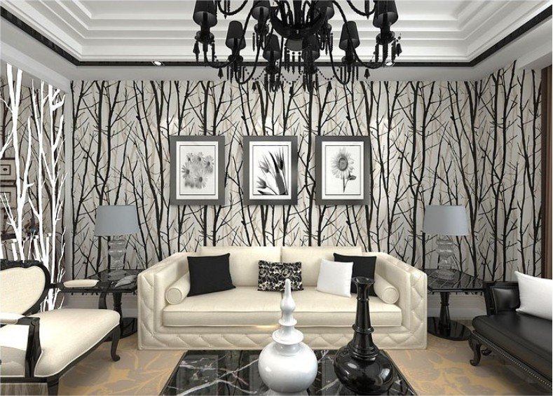 Contemporary Living Room Wallpaper Wallpapers for Living Room Design Ideas In Uk