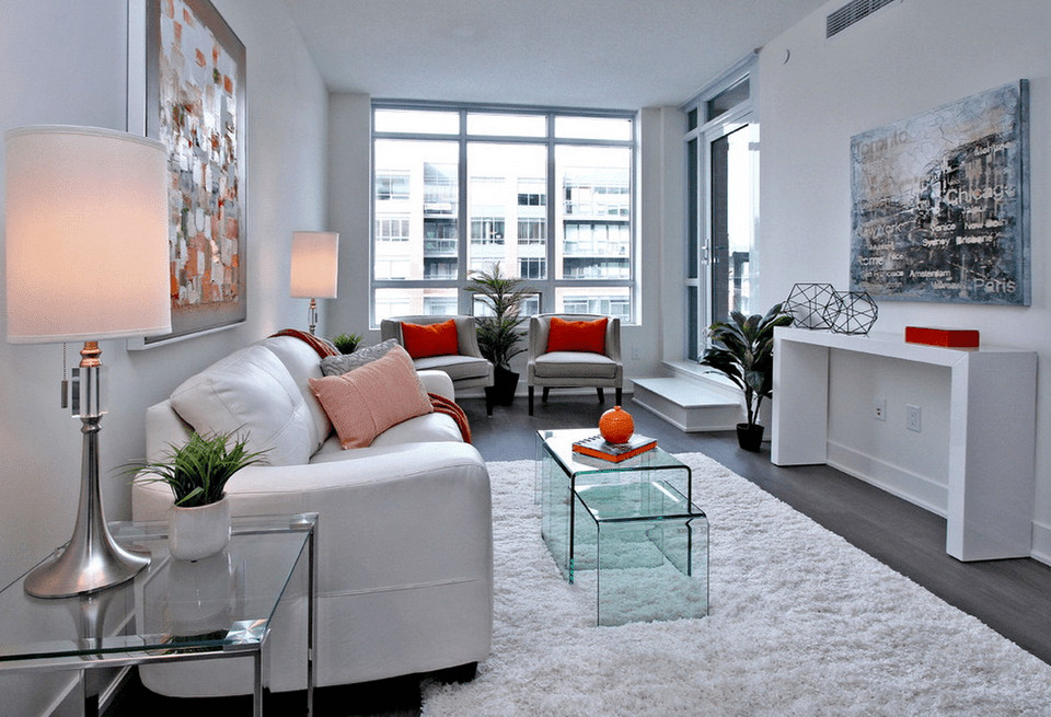 Contemporary White Living Room 21 Modern Living Room Design Ideas