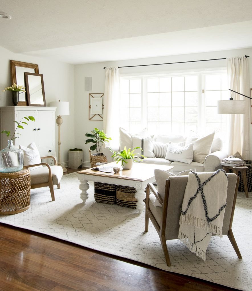 Farmhouse Contemporary Living Room How to Get the Modern Farmhouse Living Room Look