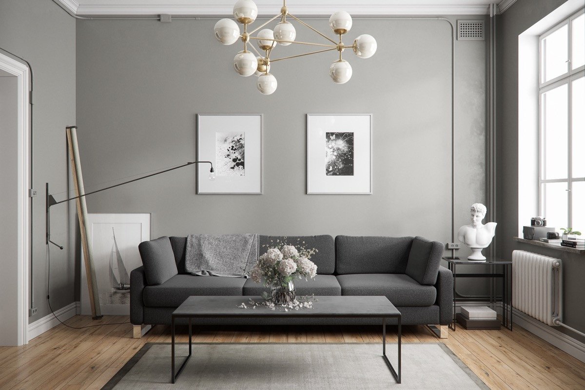 Gray Contemporary Living Room 40 Grey Living Rooms that Help Your Lounge Look