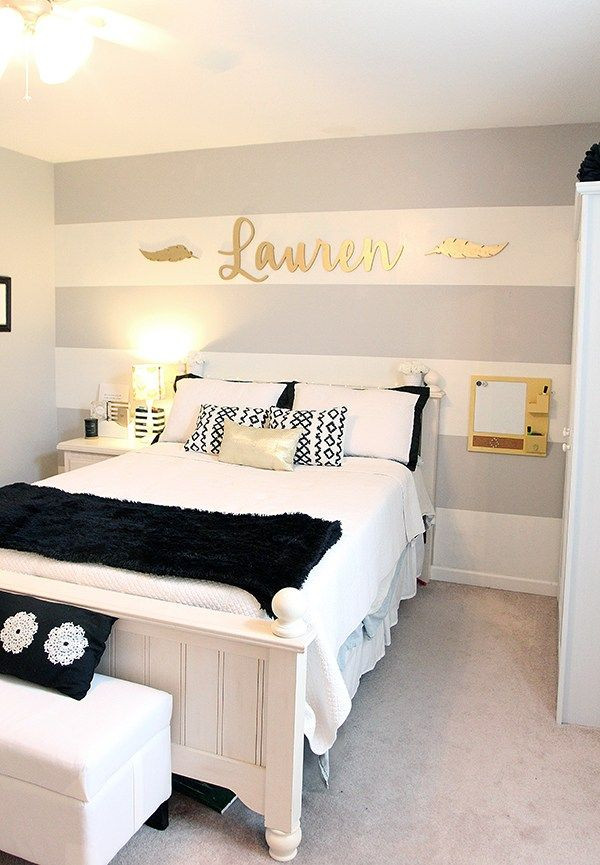 Grey Accent Wall Bedroom How to Make Pretty Girly Rooms that are Not Pink