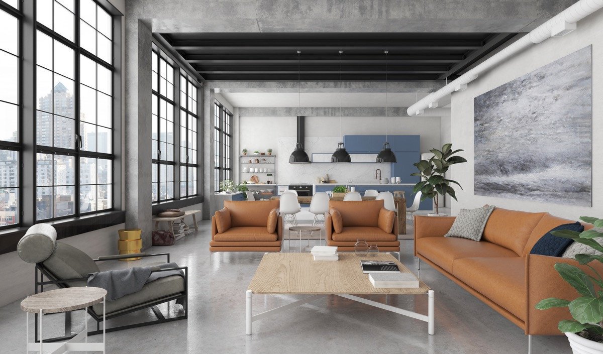 Industrial Contemporary Living Room Industrial Style Living Room Design the Essential Guide