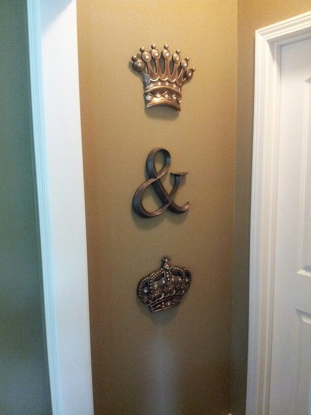 King and Queen Bedroom Decor King and Queen Crowns From Kirklands and Ampersand From