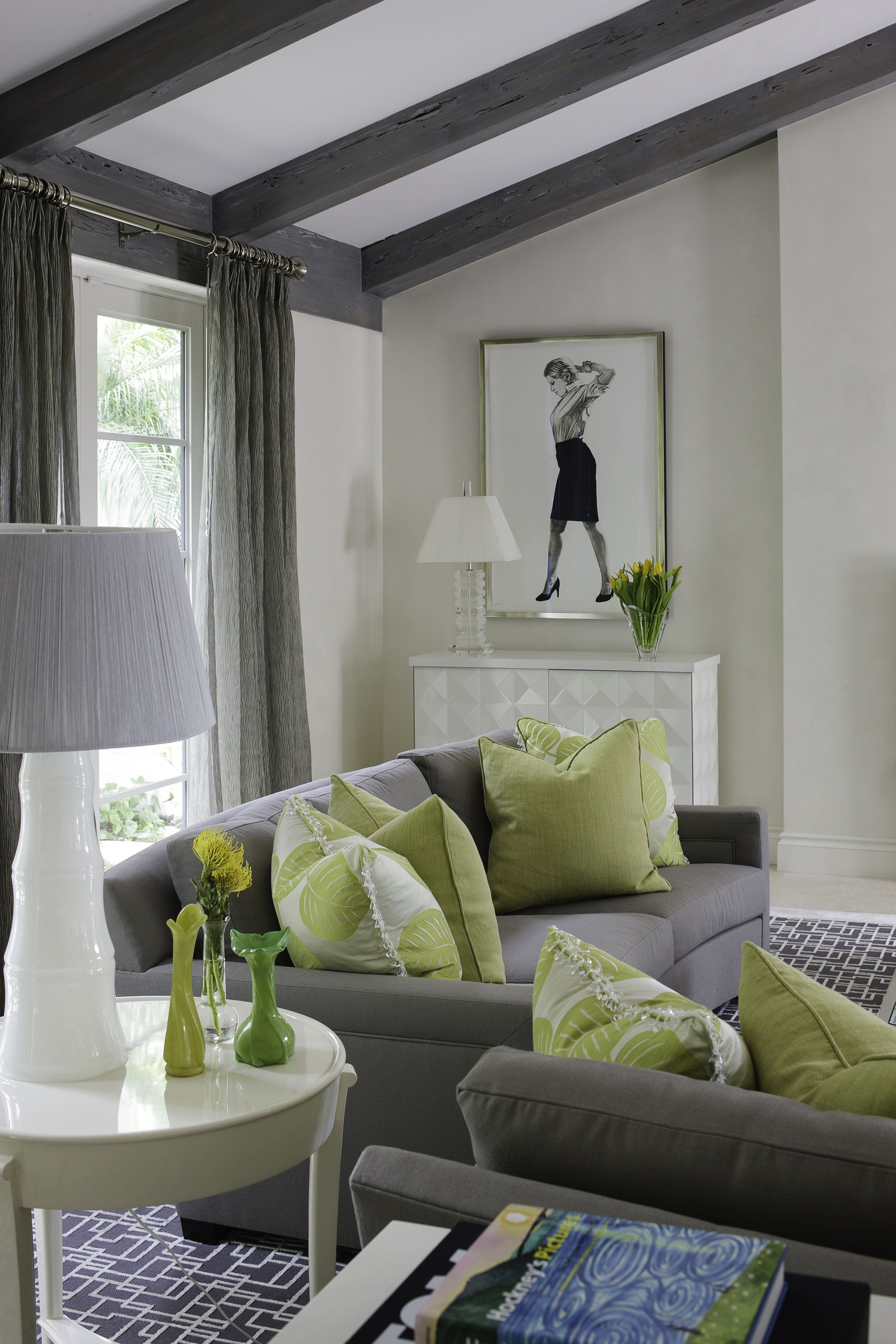 Lime Green Living Room Decor Sitting area