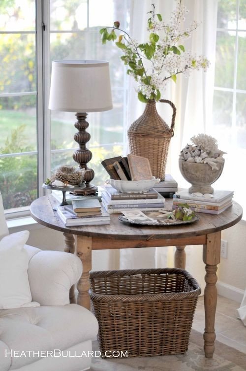 Living Room Side Table Decor Decorating with Baskets 18 Everyday Ideas