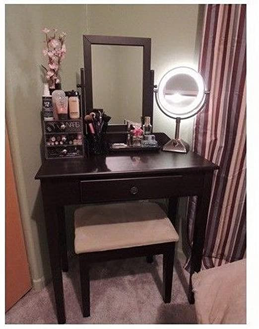 Make Up Vanity for Bedroom Vanity Table Set Mirror Stool Bedroom Furniture Dressing Tables Makeup Desk Gift